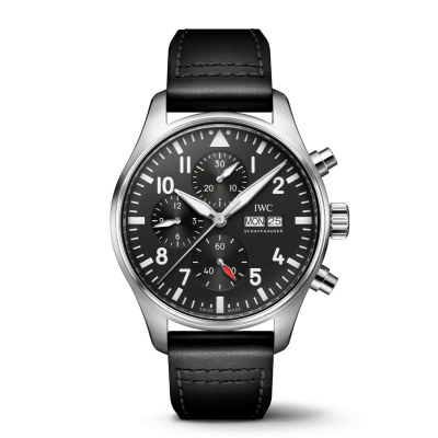 IWC Schaffhausen Pilot 's Watch IW378001 43mm acél tok bőr szíj