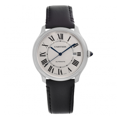 Cartier Ronde Must De Cartier WSRN0032 40mm automatic steel case with leather strap