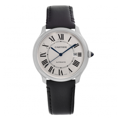 Cartier Ronde Must De Cartier WSRN0032 40mm Automatik-Stahlgehäuse mit Lederband