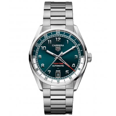 TAG Heuer Carrera Date Twin-Time WDA2114.BA0043 Automatic, 41 mm, Steel
