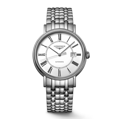 Longines Présence L47904116 38.50mm steel case with steel buckle