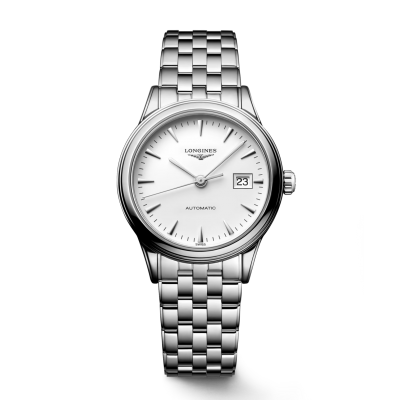 Longines Flagship L43744126 30mm Quartz steel case with steel buckle