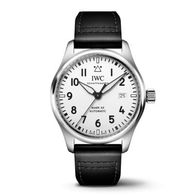 IWC Schaffhausen Pilot 's Watch MARK XX IW328207 40mm Automatik-Stahlgehäuse mit Lederband