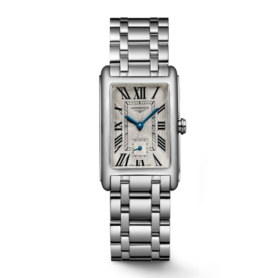 Longines DolceVita L55124716 23x37mm Quarzstahlgehäuse mit Stahlschließe