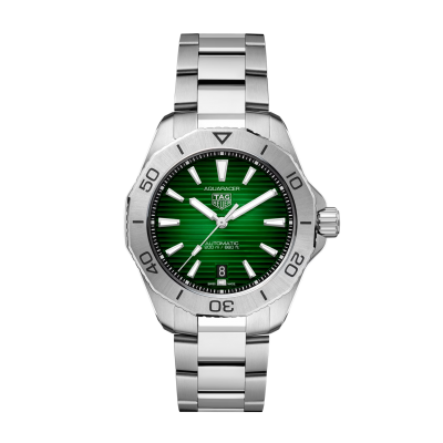 TAG Heuer Aquaracer Professional 200 WBP2115.BA0627 40mm automatic steel case with green dial
