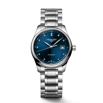 Longines Master Collection L23574976 29mm Stahlgehäuse Stahlschließe blaues Zifferblatt