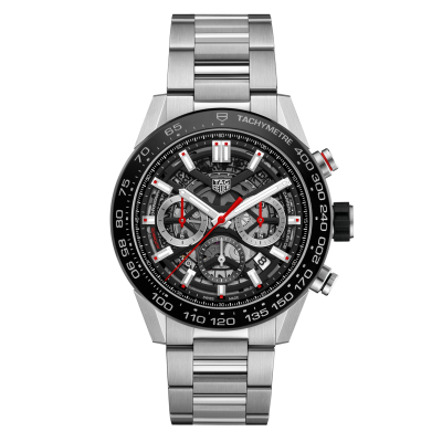 TAG Heuer Carrera CBG2A10.BA0654 45-mm-Stahlgehäuse mit automatischem Chronographen