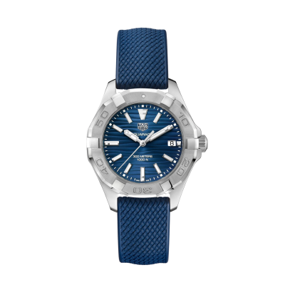 TAG Heuer Aquaracer WBD131D.FT6170 35mm kvarcóra kék gumiszíj acél tok