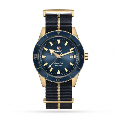 Rado Captain Cook Bronz R32504207 42mm Bronzegehäuse mit Textilband