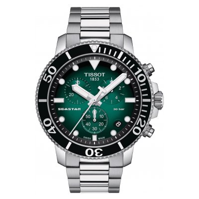 Tissot Seastar 1000 CHRONOGRAPH T120.417.11.091.01 45mm acél tok acél csat
