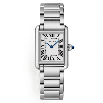 Cartier Tank Must SOLARBEAT™ SMALL MODEL WSTA0091 29.5 mm x 22 mm Photovoltaic Steel
