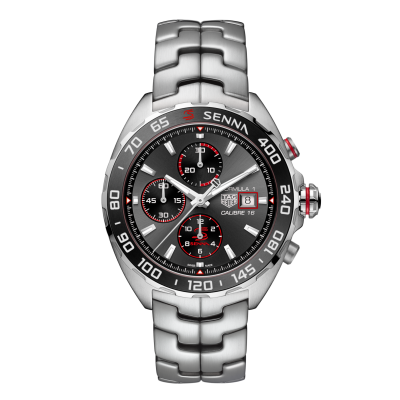 TAG Heuer Formula 1 1x Senna CAZ201D.BA0633 44-mm-Automatik-Senna-Chronograph in Sonderedition