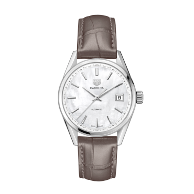 TAG Heuer Carrera WBK2311.FC8258 36 mm-es automata acél tok bőrszíj