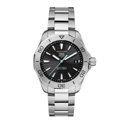 TAG Heuer Aquaracer Professional 200 SOLARGRAPH WBP1114.BA0000 40mm Quartz steel case with metal clasp