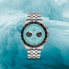 Tudor melts the ice with a bold splash of color: Black Bay Chrono Flamingo Blue chronograph